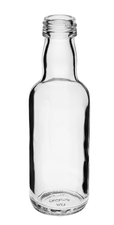 Vodka bottle 050ml 20ROPP Glass flint